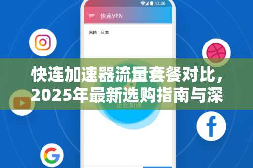 快连加速器流量套餐对比，2025年最新选购指南与深度评测