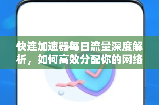 快连加速器每日流量深度解析，如何高效分配你的网络资源