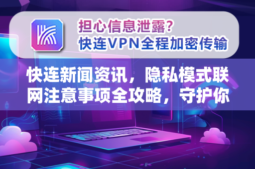 快连新闻资讯，隐私模式联网注意事项全攻略，守护你的数字安全